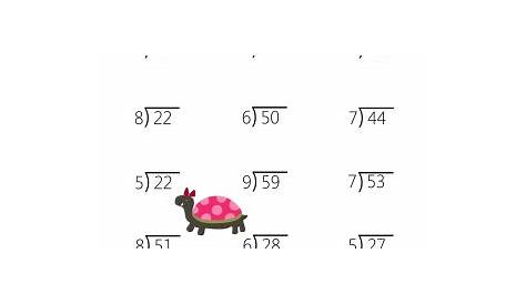 Two Digit By One Digit Division With Remainders - KidsPressMagazine.com