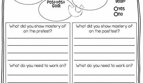 goal setting worksheet for students