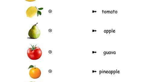 fruit - Interactive worksheet