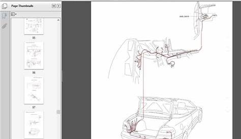 1999-2000 Volvo C70 S70 V70 Wiring Diagrams Service Manual - PDF