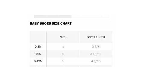 Old Navy Baby Shoes Size Chart - Greenbushfarm.com
