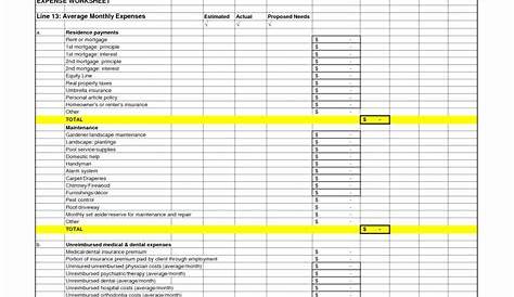 Schedule C Spreadsheet Of Schedule C Expenses Spreadsheet — db-excel.com