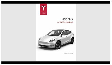 Model Y Owner's Manual. I Finally Found It. - YouTube