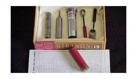 LEE LOADER 12 gauge older style Hand reloading kit w/ 8 point crimp