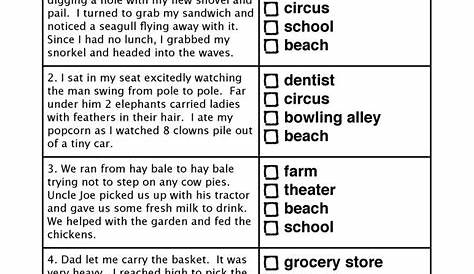 making inferences worksheet