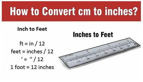 How to Convert Inches to Feet? Convert inch to foot - Unit Conversion