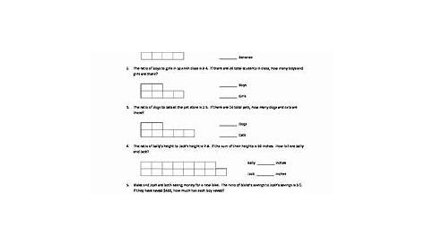 ratios and proportions worksheets answer key