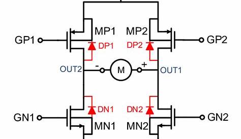 basic h bridge circuit diagram