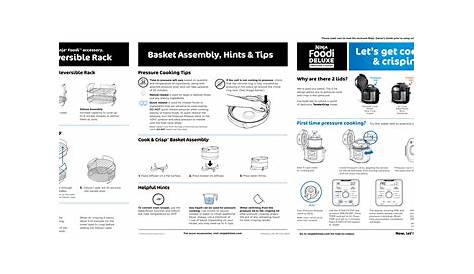 NINJA Foodi Deluxe Pressure Cooker User Manual - Manuals+