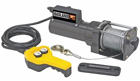 badland 3500 winch manual