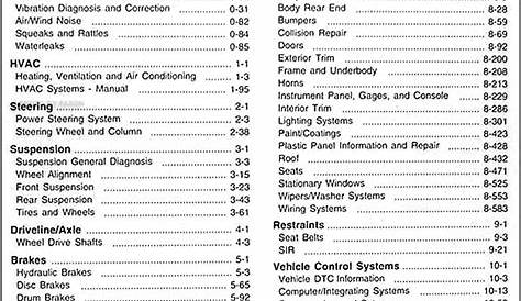 2005 Chevrolet Malibu Classic Service Manual Original
