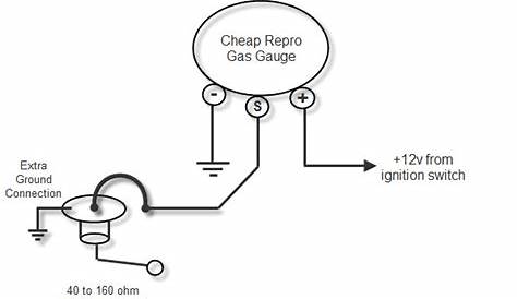 fuel gauge schematic diagram