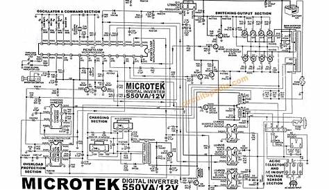 Microtek Digital Inverter Circuit Diagram