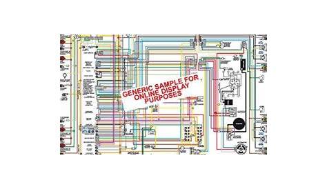 Austin Healey Sprite (MK1) 11″ X 17″ Color Wiring Diagram – British