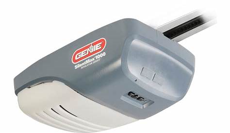 genie silentmax 1000 manual troubleshooting