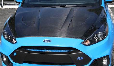 Anderson Composites Ford Focus Rs Type-Sa Carbon Fiber Hood - AC