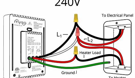 baseboard heater circuit diagram