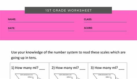 1st grade measurement worksheets in 2023 | Worksheets Free