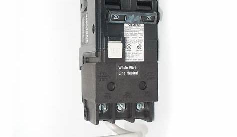 Siemens 20A Two Pole GFCI Bolt-On Breaker - TremTech Electrical Systems Inc