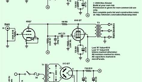 6v6 single ended amplifier schematic