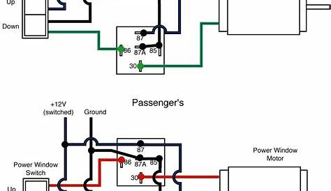Power Window Switch Wire Diagram