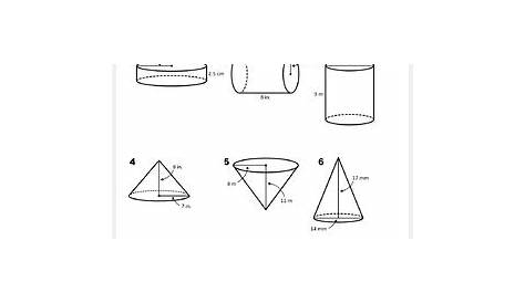 volume of cones cylinders and spheres worksheets with answers