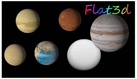 Solar System Planets 3D Model Game ready .fbx - CGTrader.com