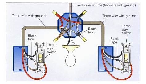 four way light switch schematic