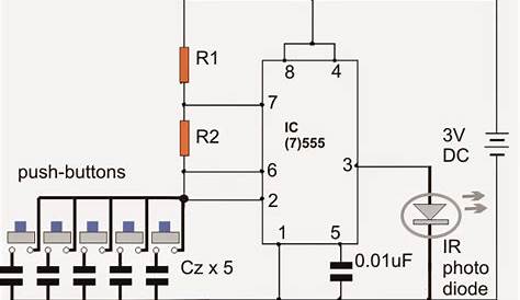 Remote Control Circuit for Multiple Appliances | Circuit Diagram Centre