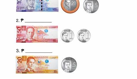 Money and Philippine Currency Worksheet | Money worksheets, Money