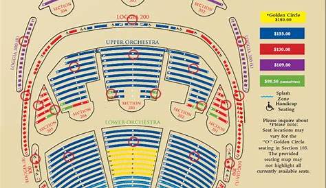 cirque du soleil mystere seating chart