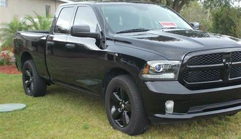 blacked out dodge ram 1500