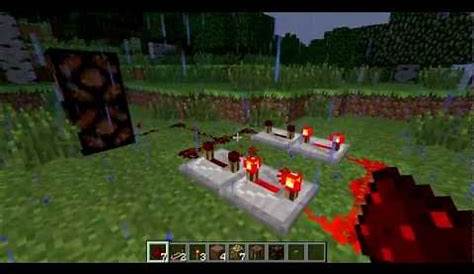 UPDATED - Redstone repeating circuit tutorial. Minecraft - YouTube