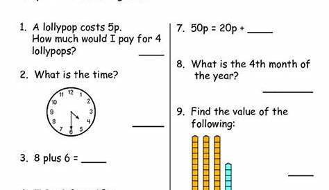 Year 2: Numeracy Printable Resources & Free Worksheets for Kids