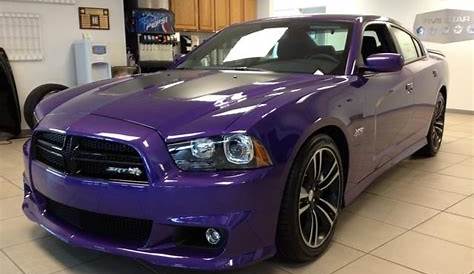 purple dodge charger rt