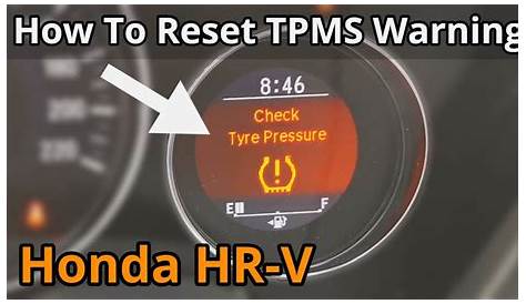 2015 Honda Cr V Tpms Reset