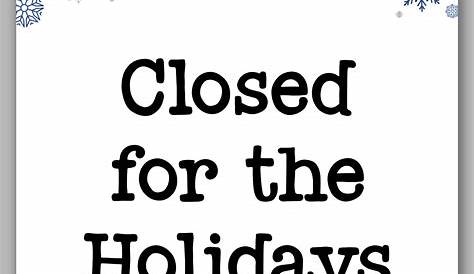 Free-Printable-Closed-for-Christmas-Sign-Template-4 - Mom Envy