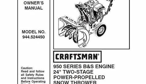 24 Inch Craftsman Snowblower Manual | ubicaciondepersonas.cdmx.gob.mx