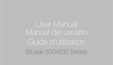 blueair 250e user manual