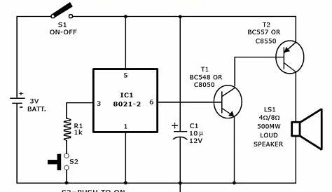 door bell circuit diagram