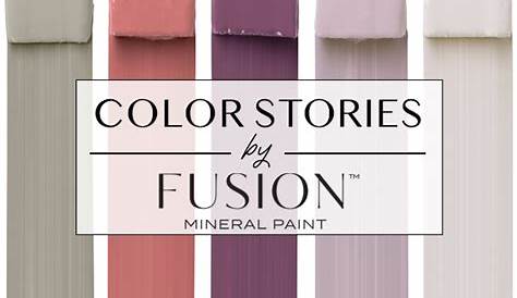 July's Color Story for Fusion Mineral Paint - a focus on wellness!