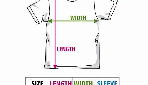 vans shirts size chart