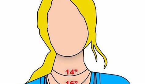 Chain And Necklace Length Chart | Necklace lengths, Necklace length