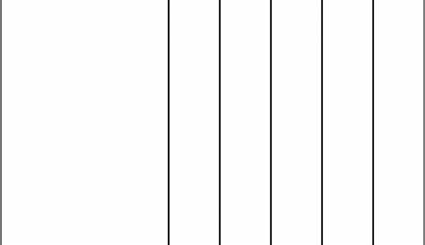 printable blank 6 column chart template