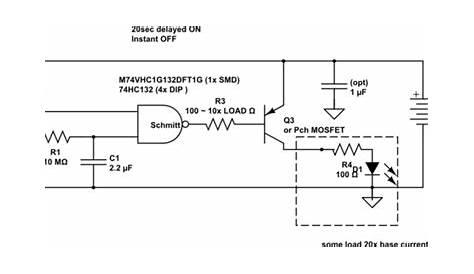 time delay circuit schematic