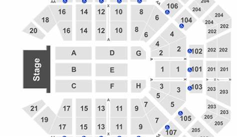 grand garden arena seating chart