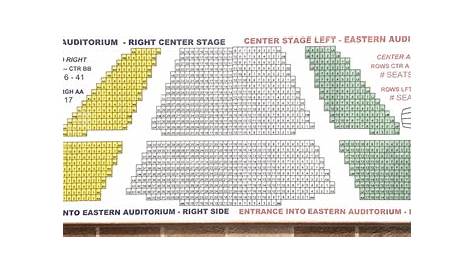 washington center for the performing arts seating chart