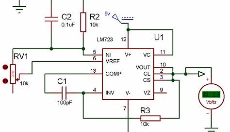 ic 7805 voltage regulator circuit diagram