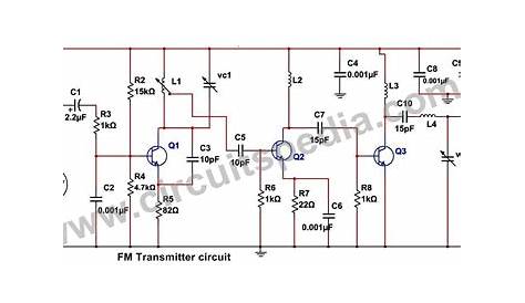 fm transmitter circuit diagram