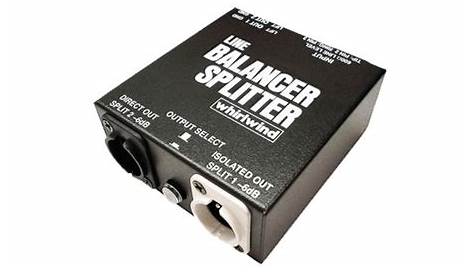 whirlwind line balancer splitter owner's manual